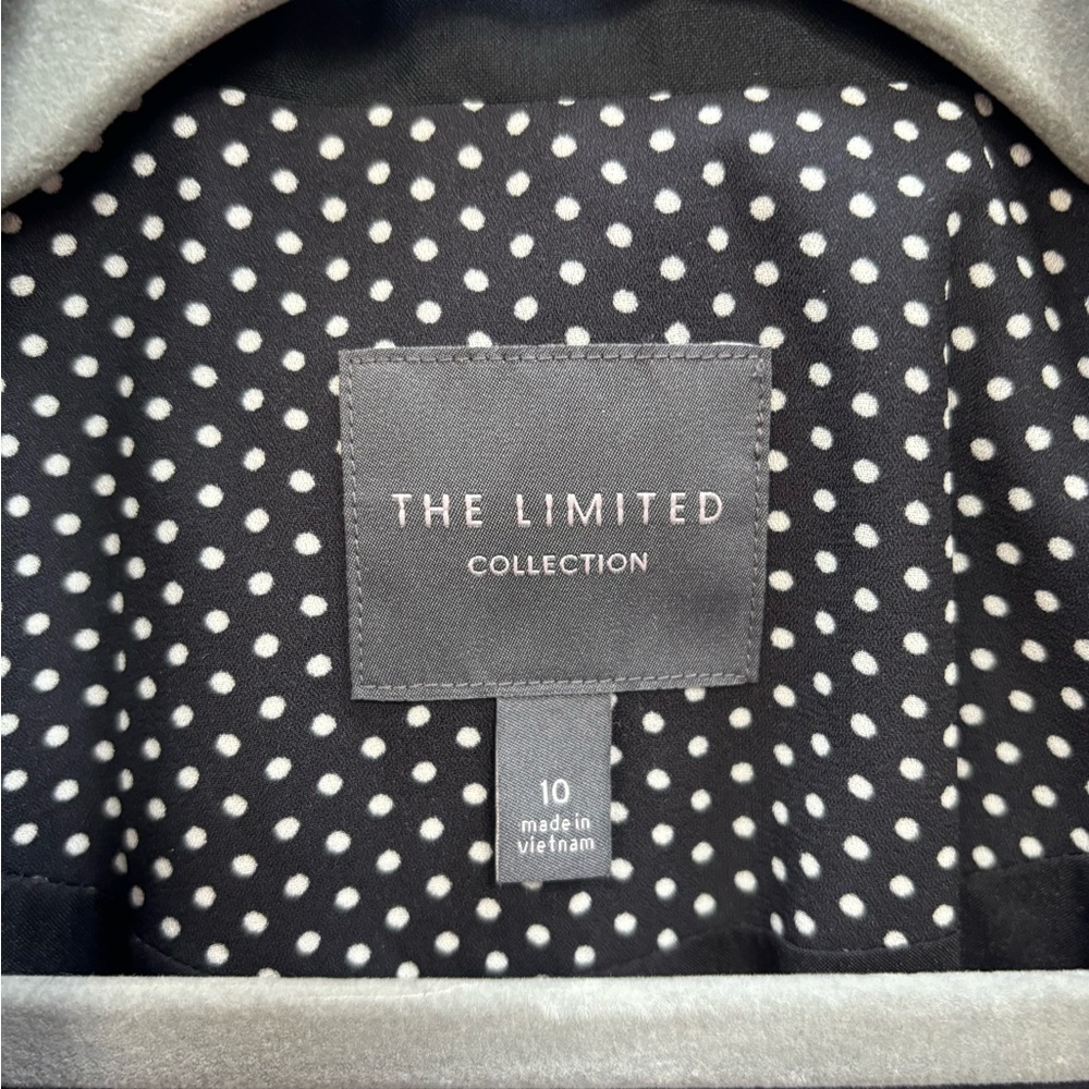 The Limited Women’s Black Blazer Jacket Bell Sleeves‎ Size 10 - Picture 7 of 10